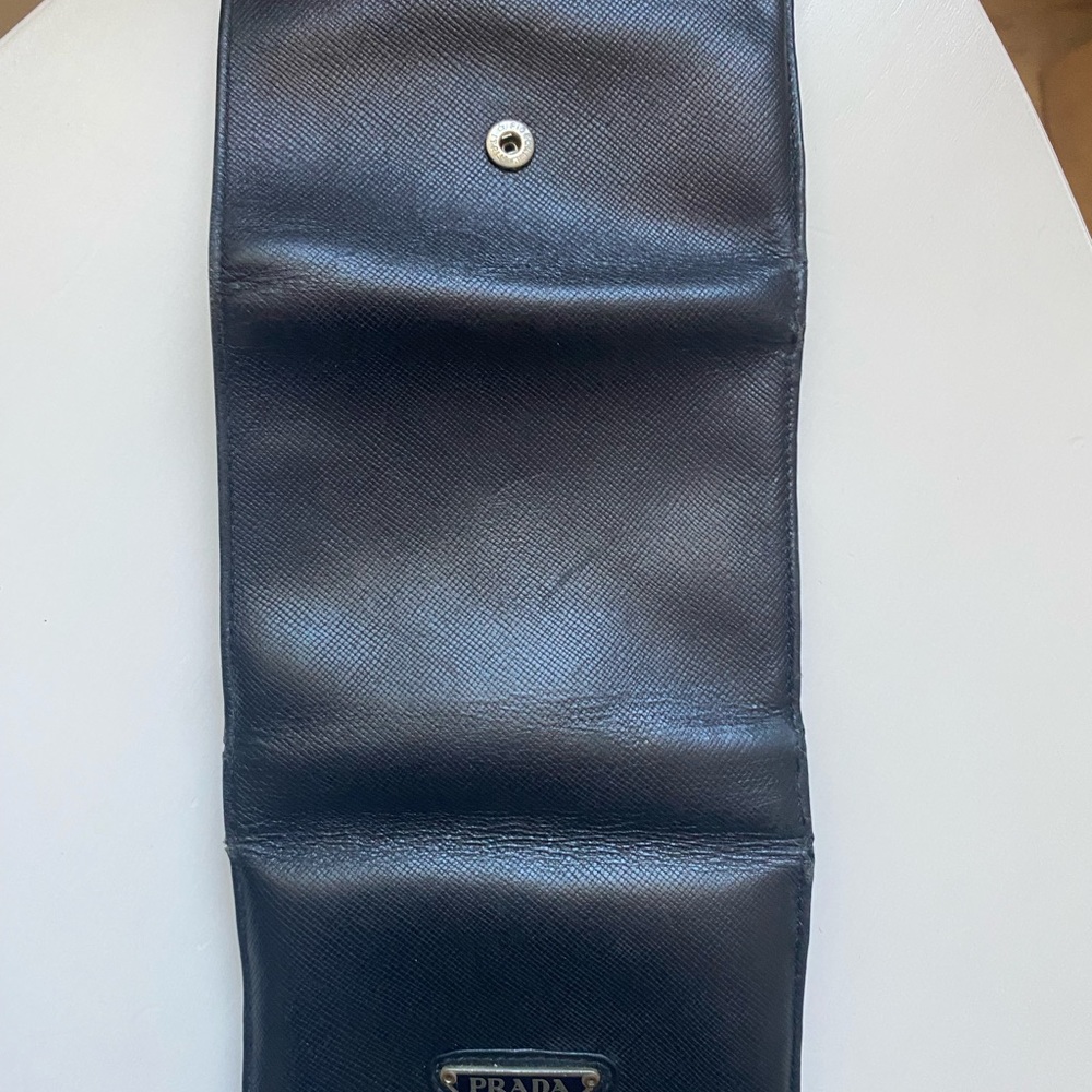 Prada trifold wallet